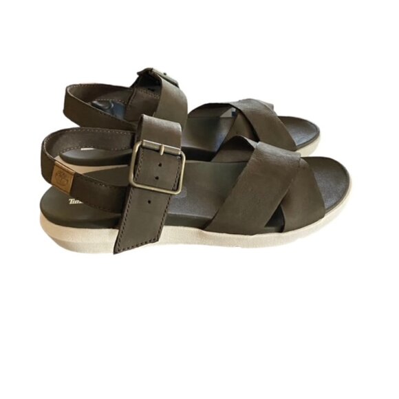 Timberland Wilesport Olive Sandal 8 - Picture 1 of 7